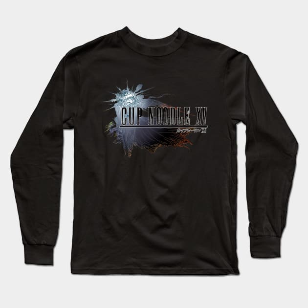 Cup Noodle XV Long Sleeve T-Shirt by MusicGameShirts